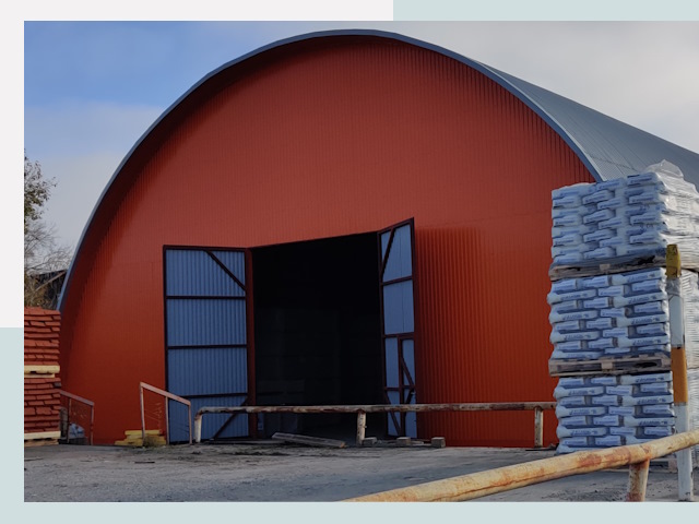 Полукруглые ангары по цене от 607 руб. в Калуга