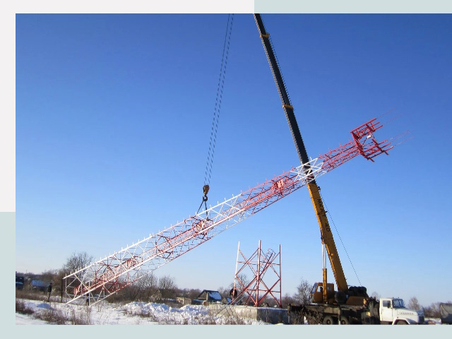 Строительство башен связи в калуге от 607 руб.